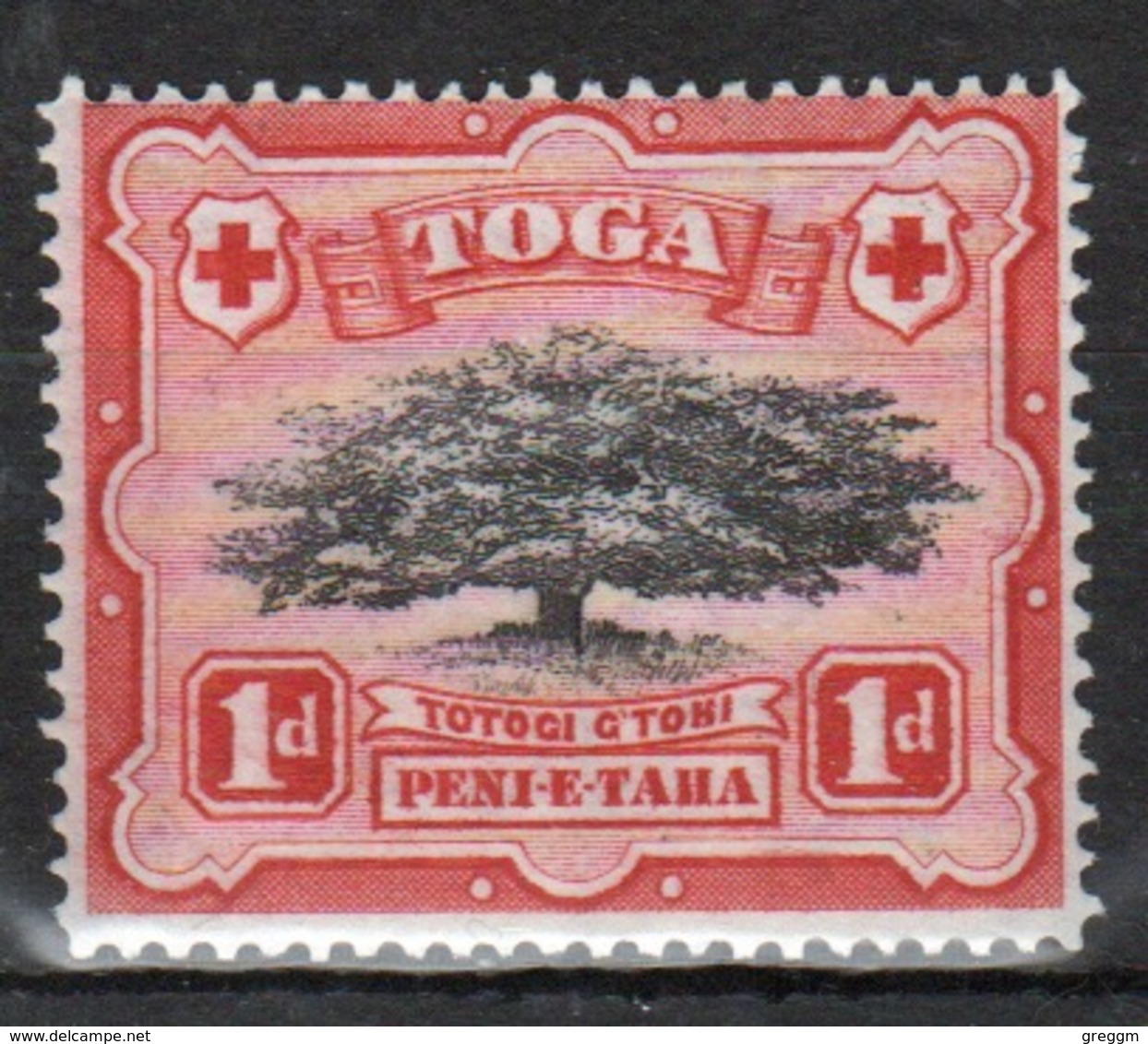 Tonga 1942 Single 1d Stamp From The Definitive Set. - Tonga (...-1970)
