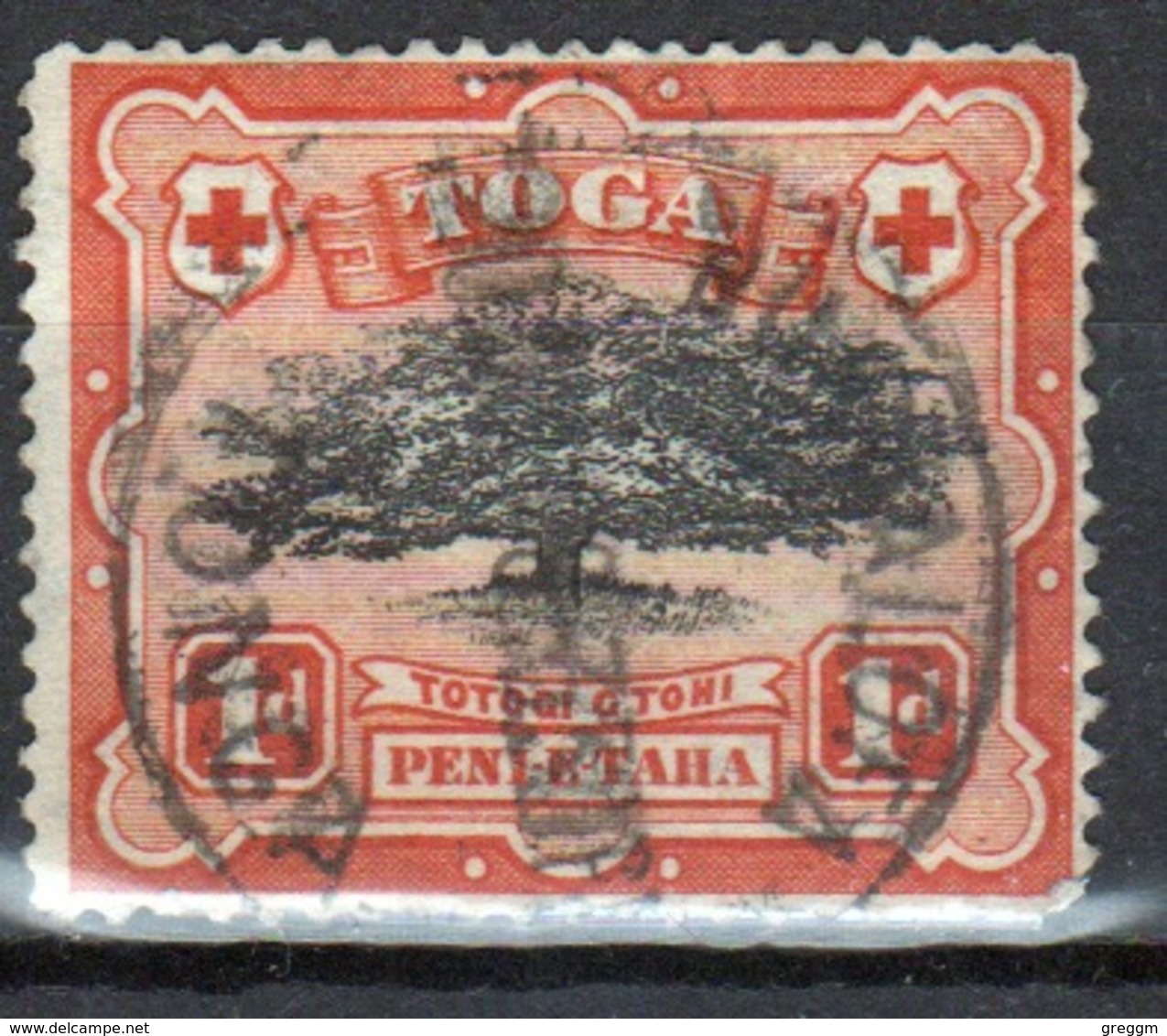 Tonga 1942 Single 1d Stamp From The Definitive Set. - Tonga (...-1970)