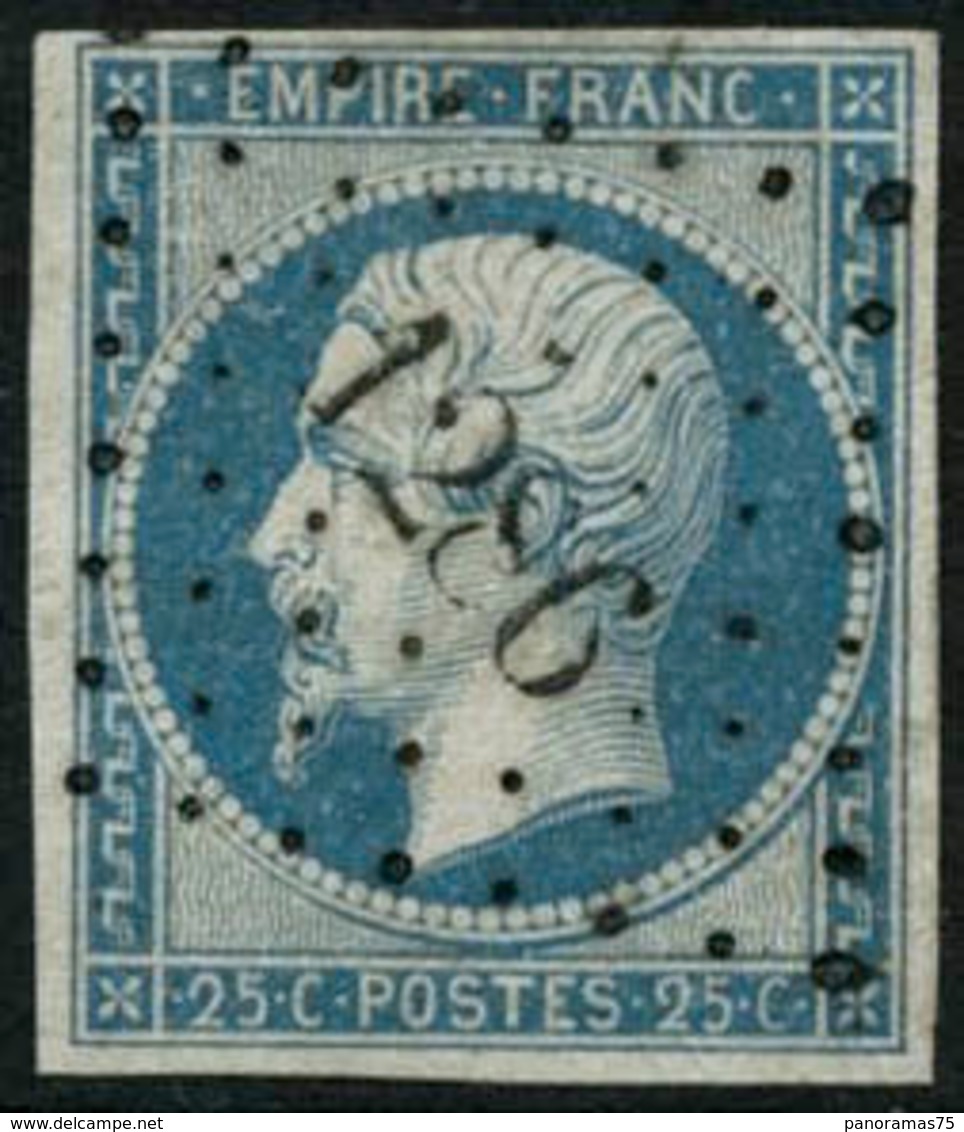 Oblit. N°15 25c Bleu - TB - 1853-1860 Napoléon III