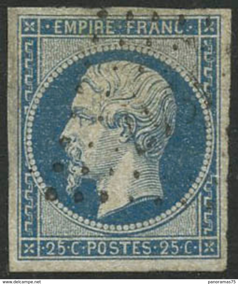Oblit. N°15 25c Bleu - TB - 1853-1860 Napoleon III
