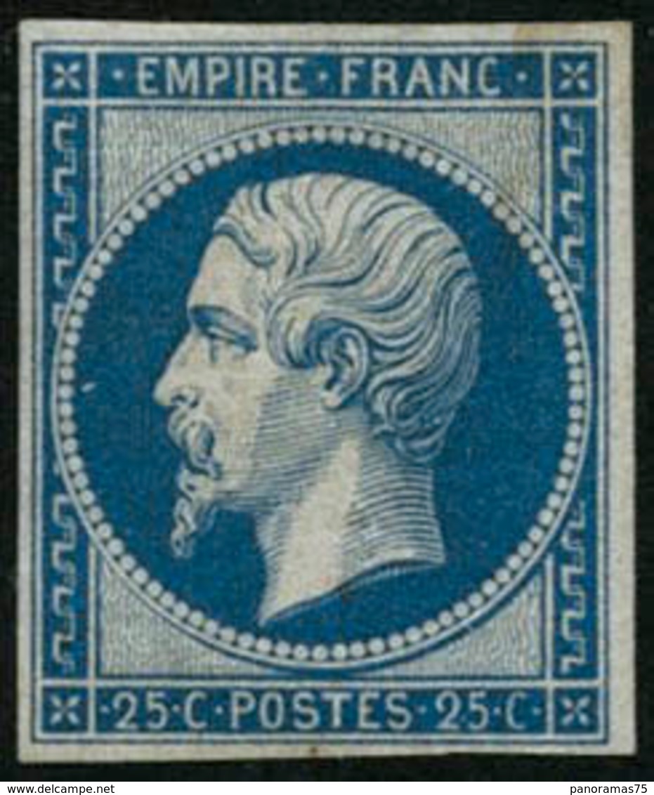 ** N°15c 25c Bleu, Réimp - TB - 1853-1860 Napoléon III