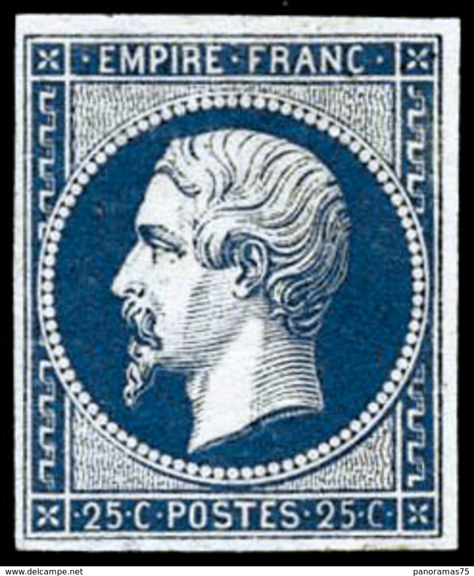 ** N°15c 25c Bleu, Réimp - TB - 1853-1860 Napoléon III