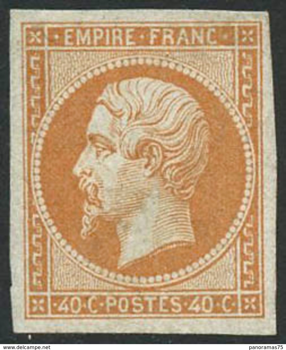 ** N°16j 40c Orange-pâle - TB - 1853-1860 Napoléon III