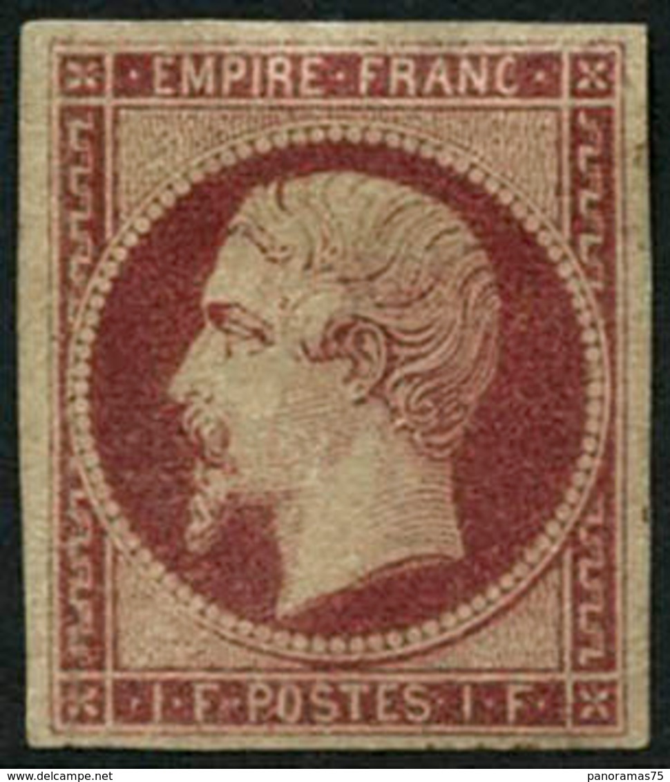 * N°18 1F Carmin - TB - 1853-1860 Napoleon III