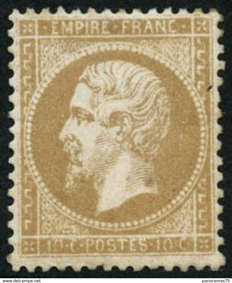 ** N°21 10c Bistre - TB - 1862 Napoleon III