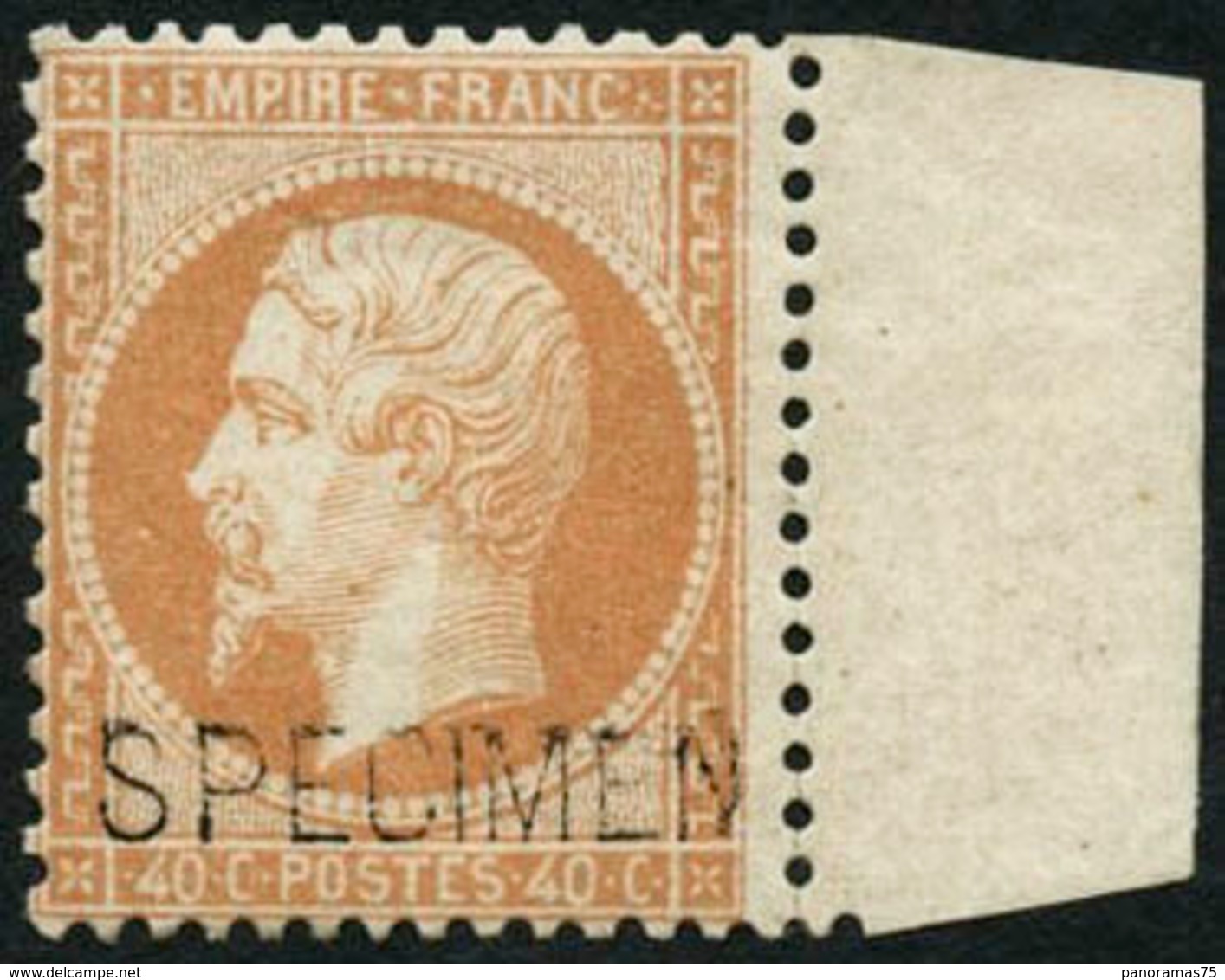 ** N°23d 40c Orange - TB - 1862 Napoleone III