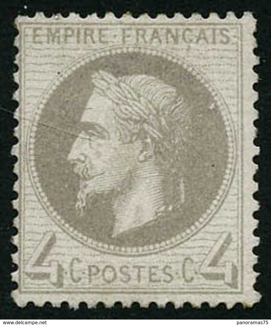 * N°27 4c Gris - TB - 1863-1870 Napoléon III Lauré