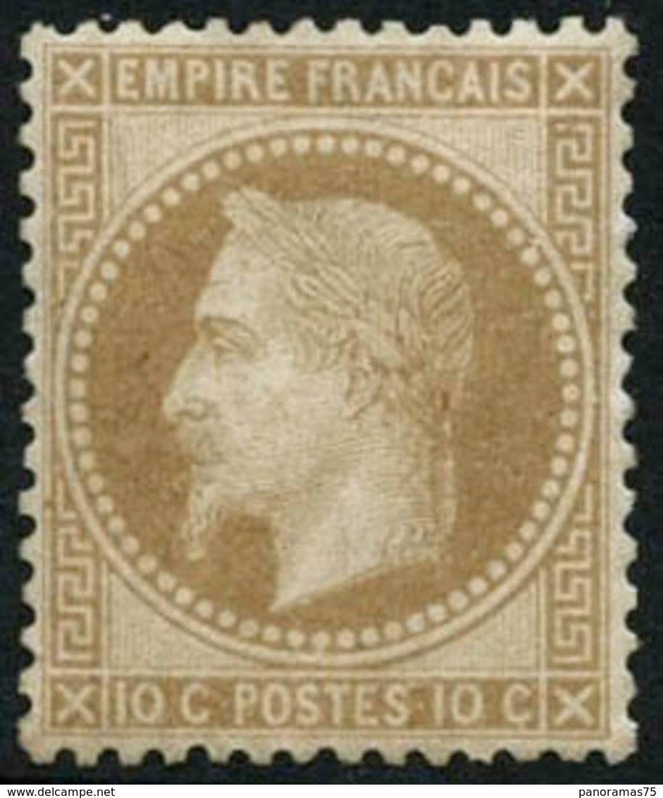 ** N°28A 10c Bistre, Type I Pièce De Luxe - TB - 1863-1870 Napoleon III With Laurels