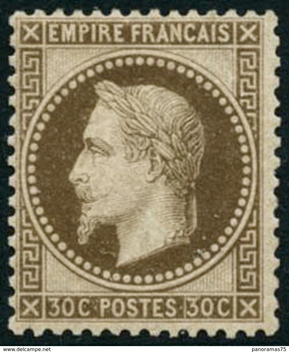 ** N°30 30c Brun, Certif Calves - TB - 1863-1870 Napoléon III Lauré