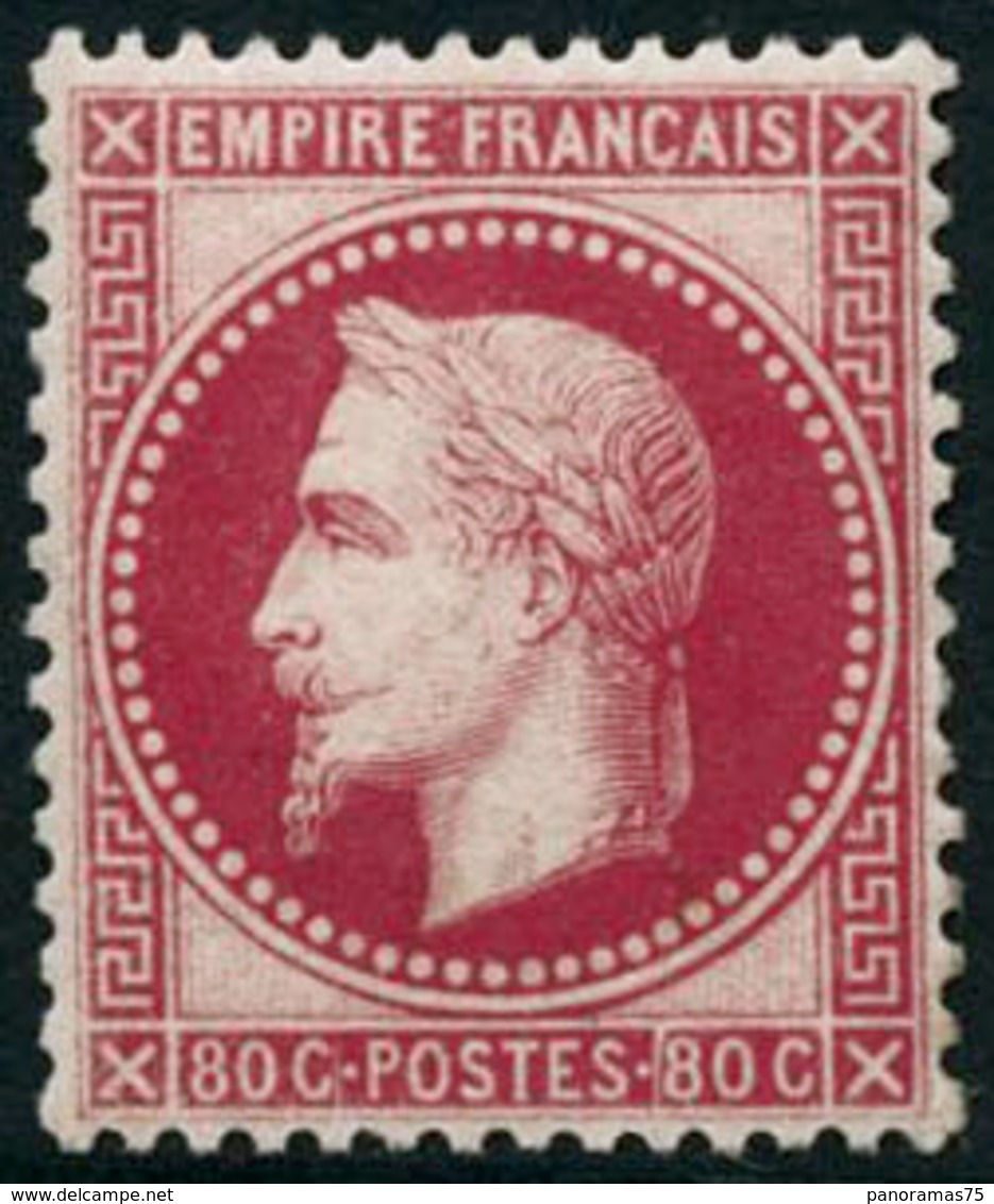 ** N°32 80c Rose - B - 1863-1870 Napoléon III Con Laureles