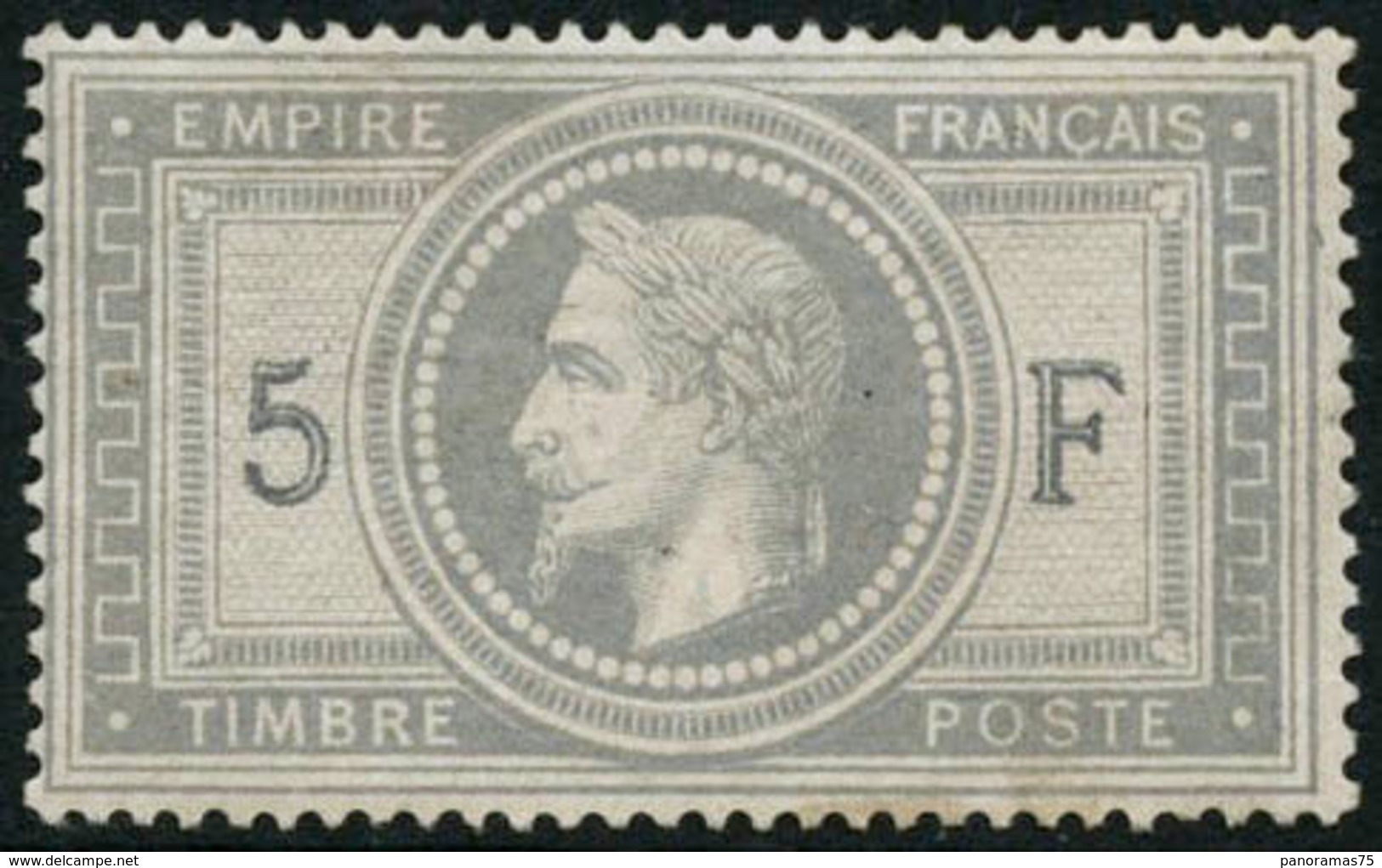 * N°33 5F Empire, Fraicheur Postale, Signé Calves - TB - 1863-1870 Napoléon III Lauré