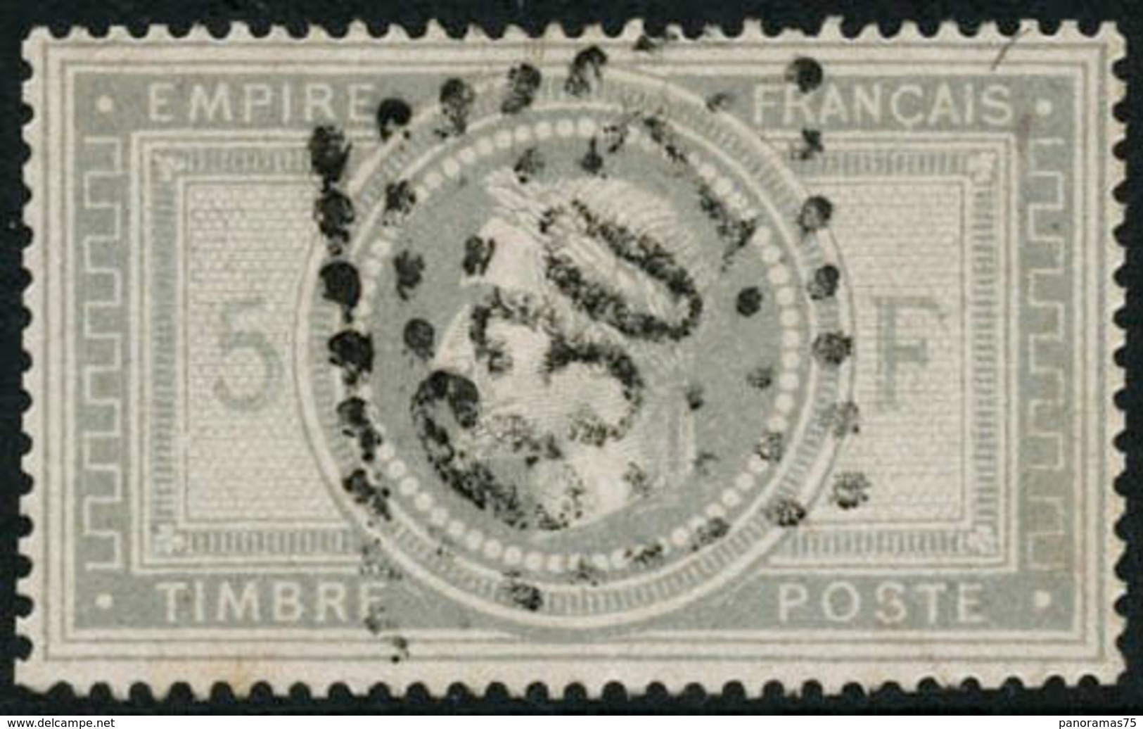 Oblit. N°33 5F Empire Obl GC 6307 - TB - 1863-1870 Napoléon III Lauré
