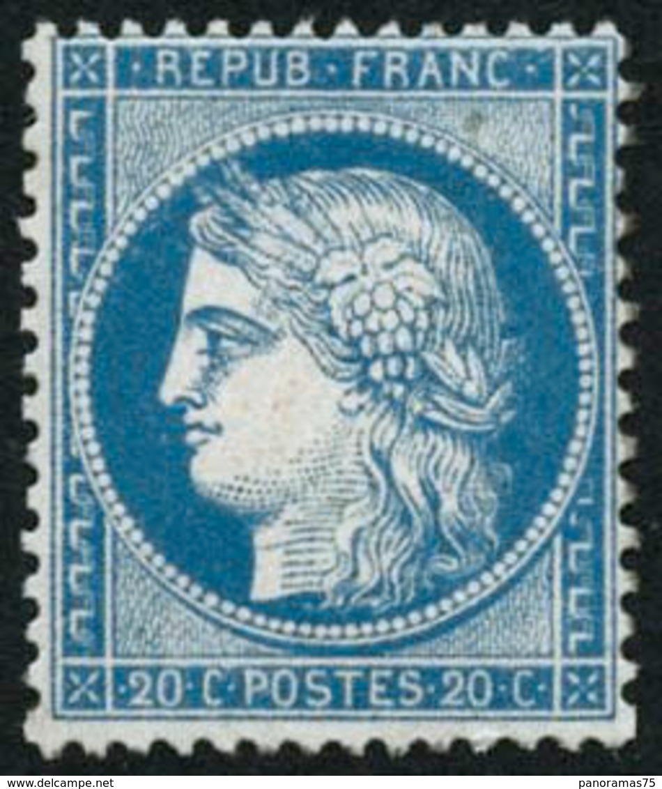 ** N°37 20c Bleu - TB - 1870 Beleg Van Parijs