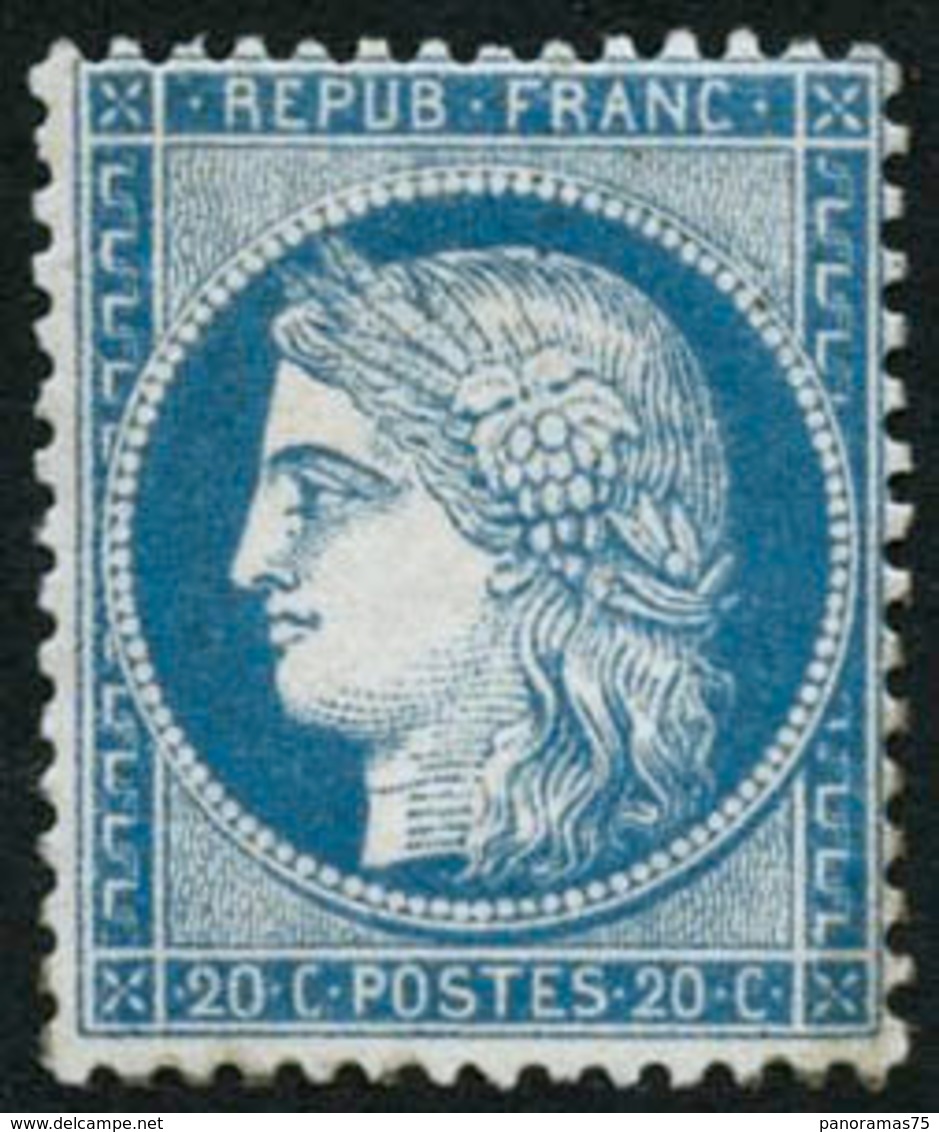 ** N°37 20c Bleu - TB - 1870 Beleg Van Parijs