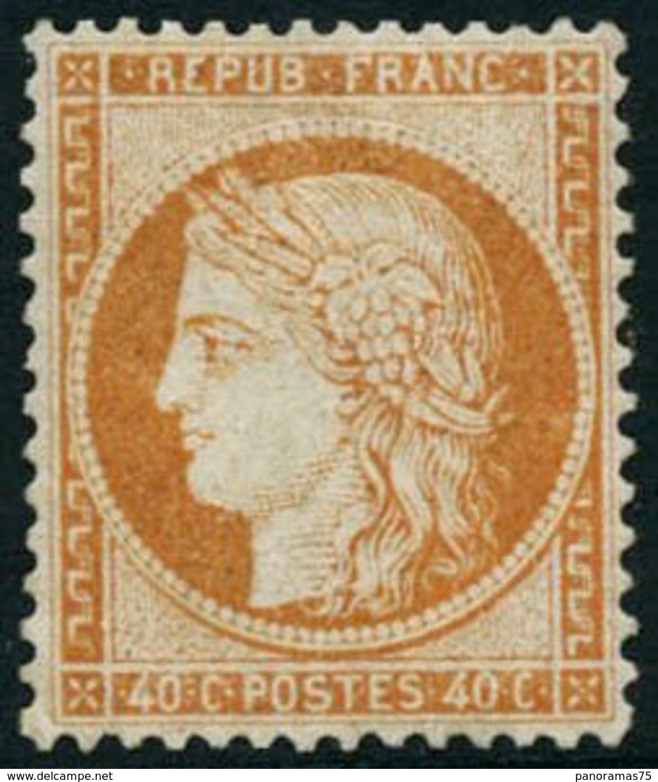 ** N°38 40c Orange, Pièce De Luxe Signé Robineau - TB - 1870 Asedio De Paris