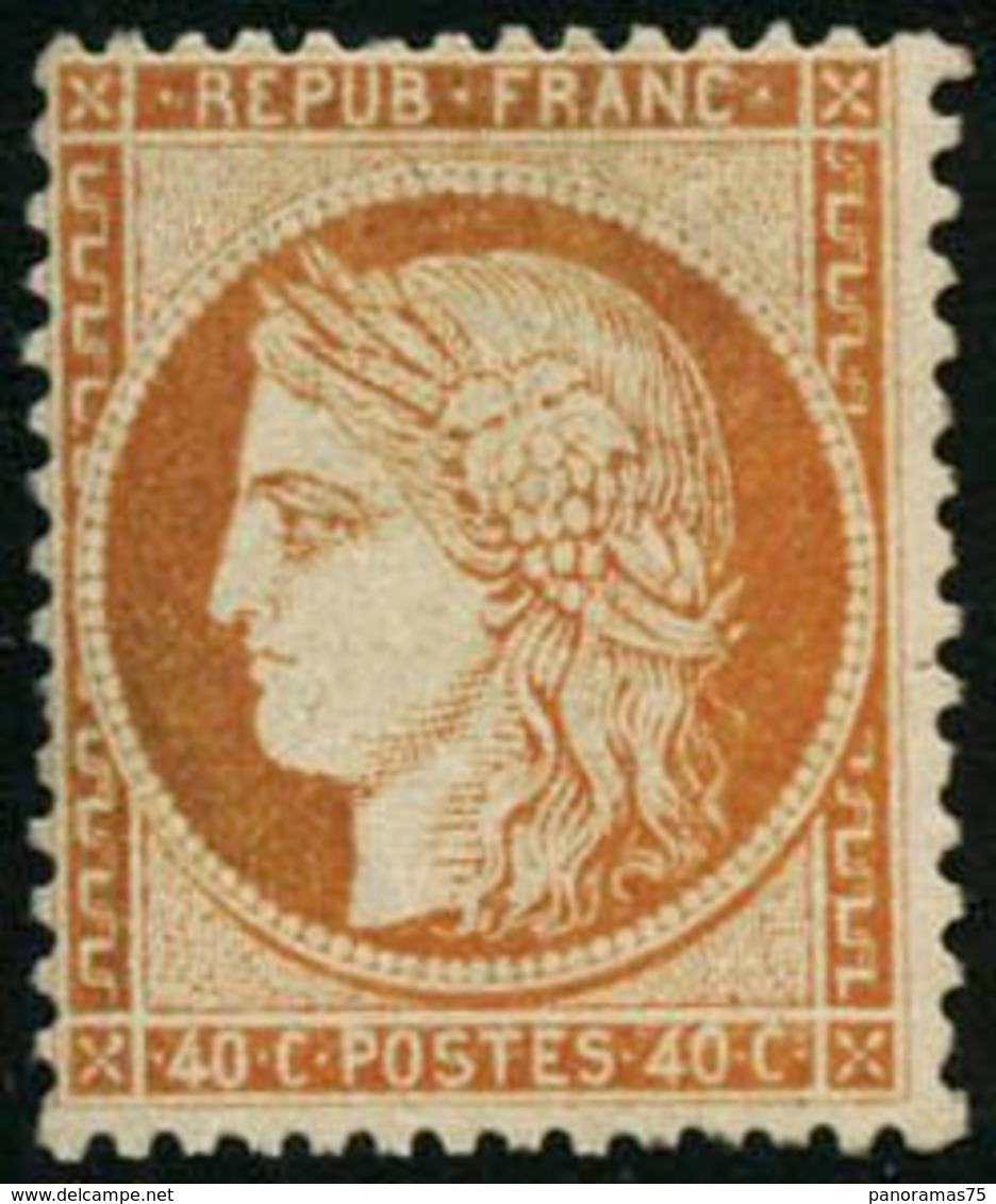 ** N°38 40c Orange, Signé Calves - TB - 1870 Asedio De Paris