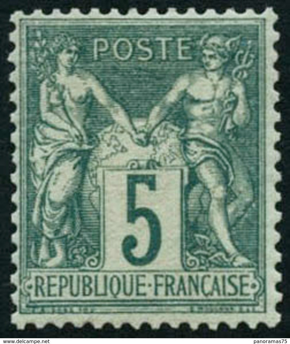 ** N°64 5c Vert - TB - 1876-1878 Sage (Tipo I)