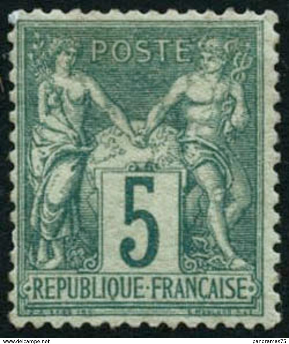 ** N°64 5c Vert - TB - 1876-1878 Sage (Tipo I)