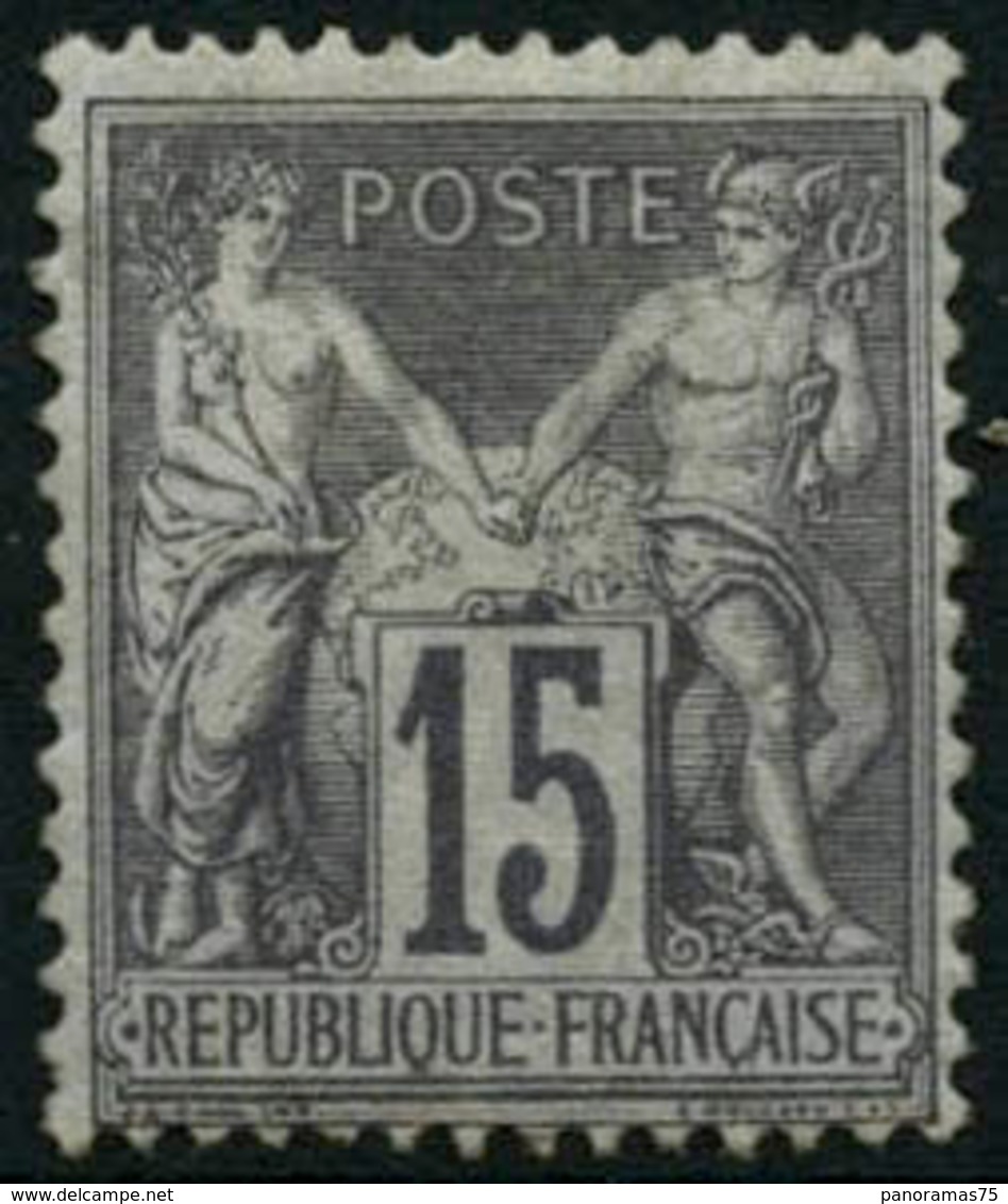 ** N°77 15c Gris - TB - 1876-1898 Sage (Tipo II)