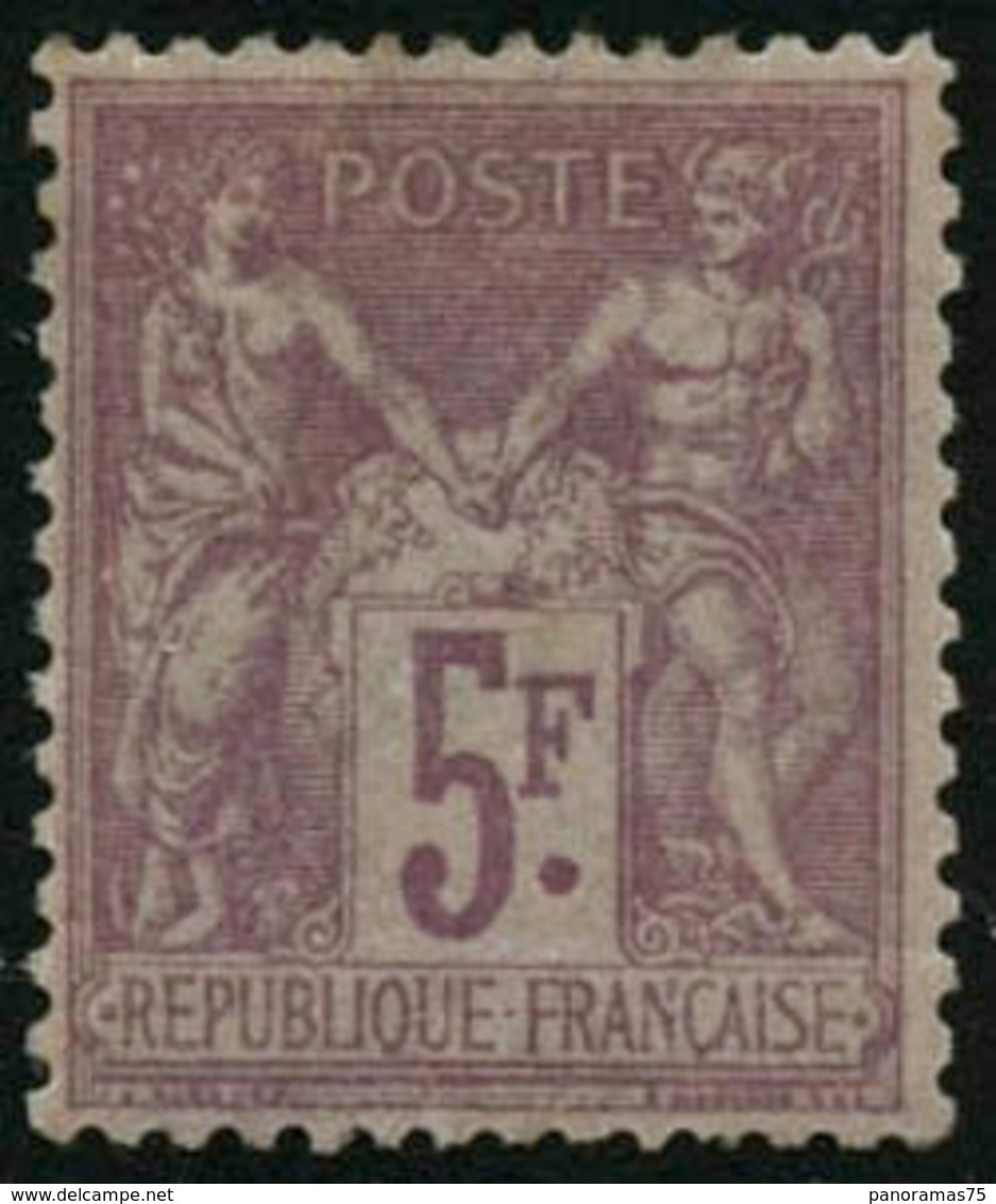 ** N°95 5F Violet S/lilas, Pièce De Luxe - TB - 1876-1898 Sage (Type II)