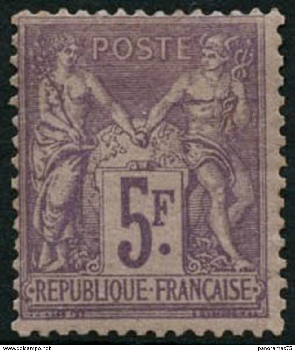 ** N°95 5F Violet S/lilas - TB - 1876-1898 Sage (Type II)