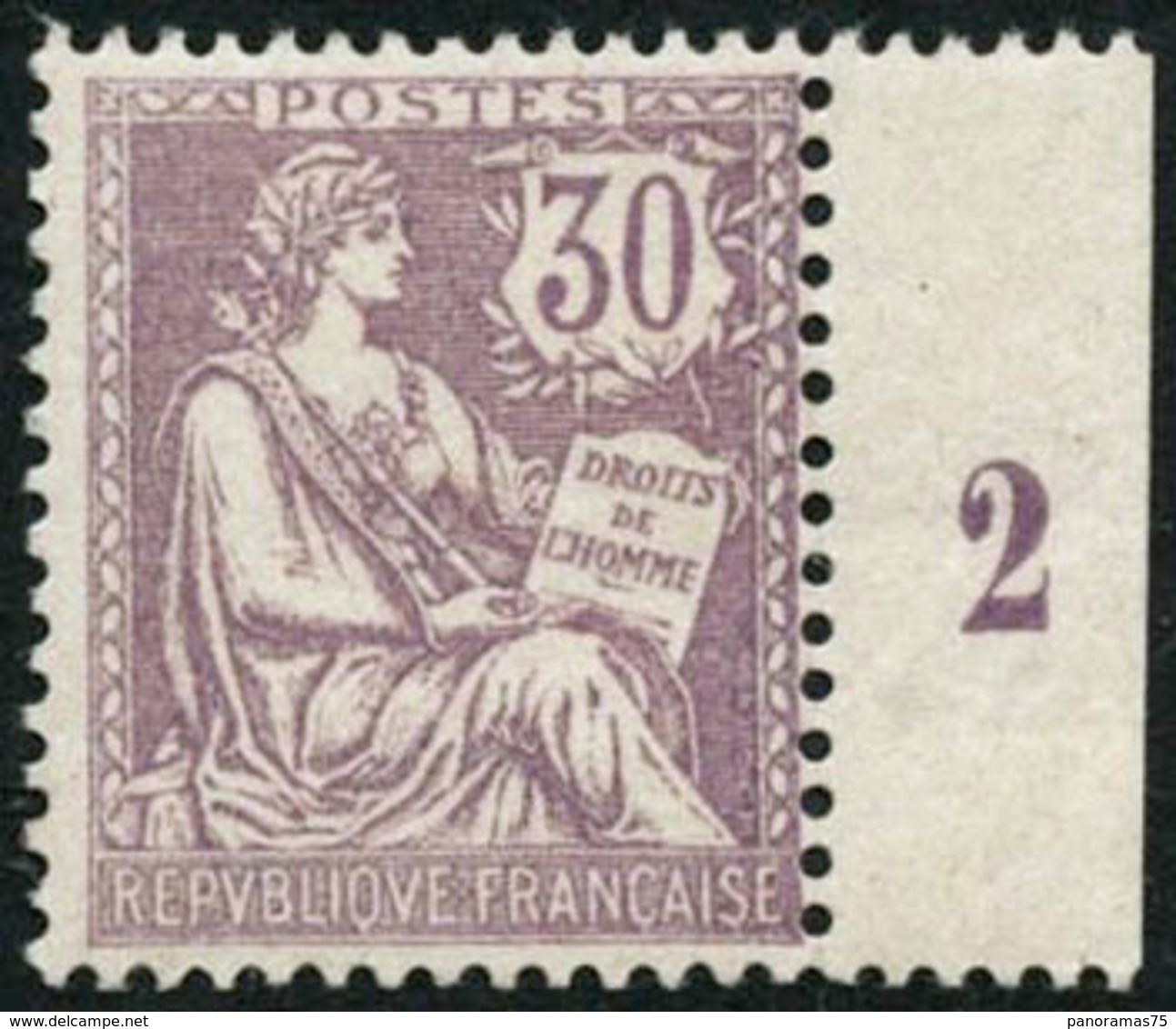 ** N°128 30c Violet - TB - Altri & Non Classificati