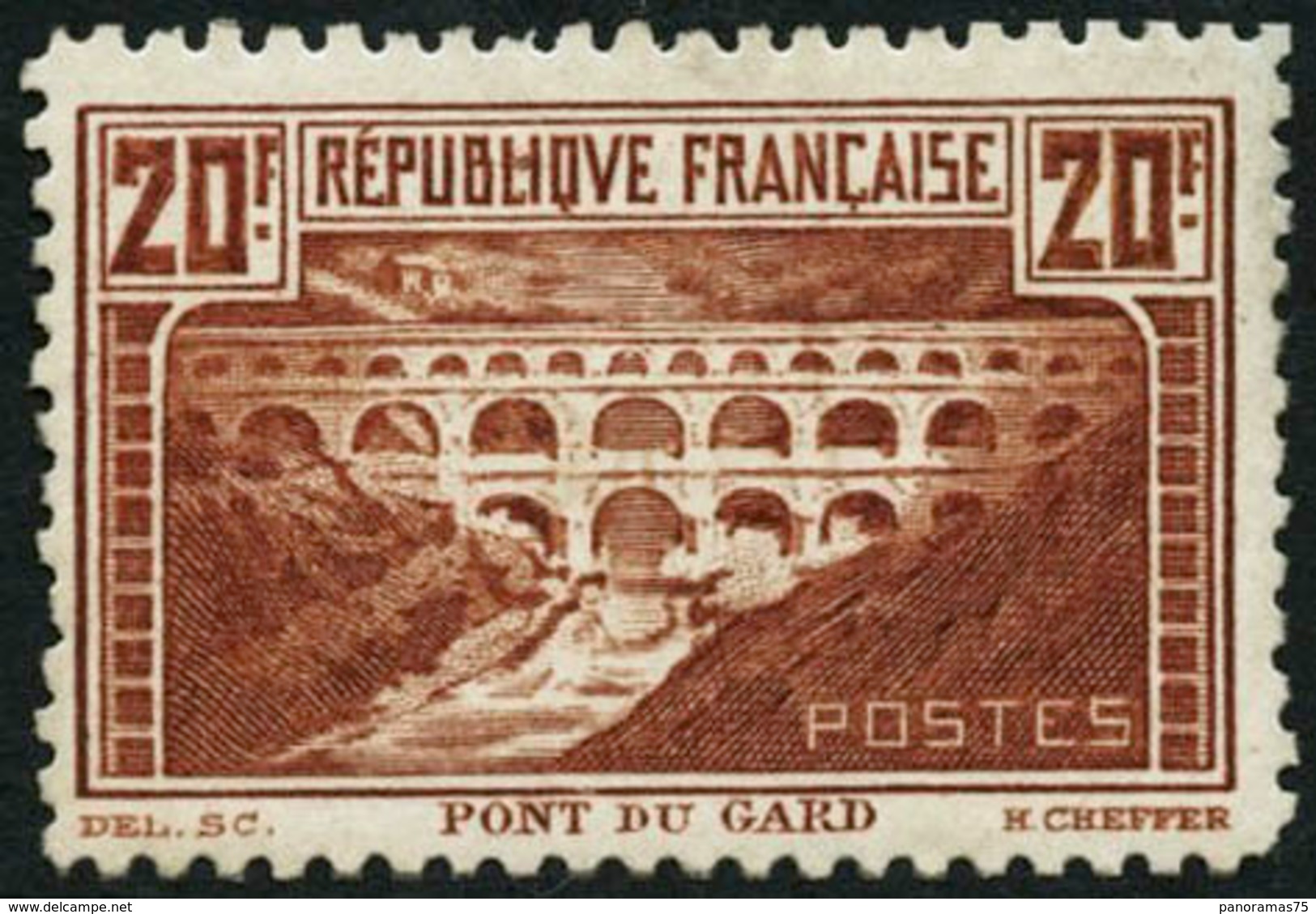 ** N°262B 20F Pont Du Gard, Dent 11 - TB - Altri & Non Classificati