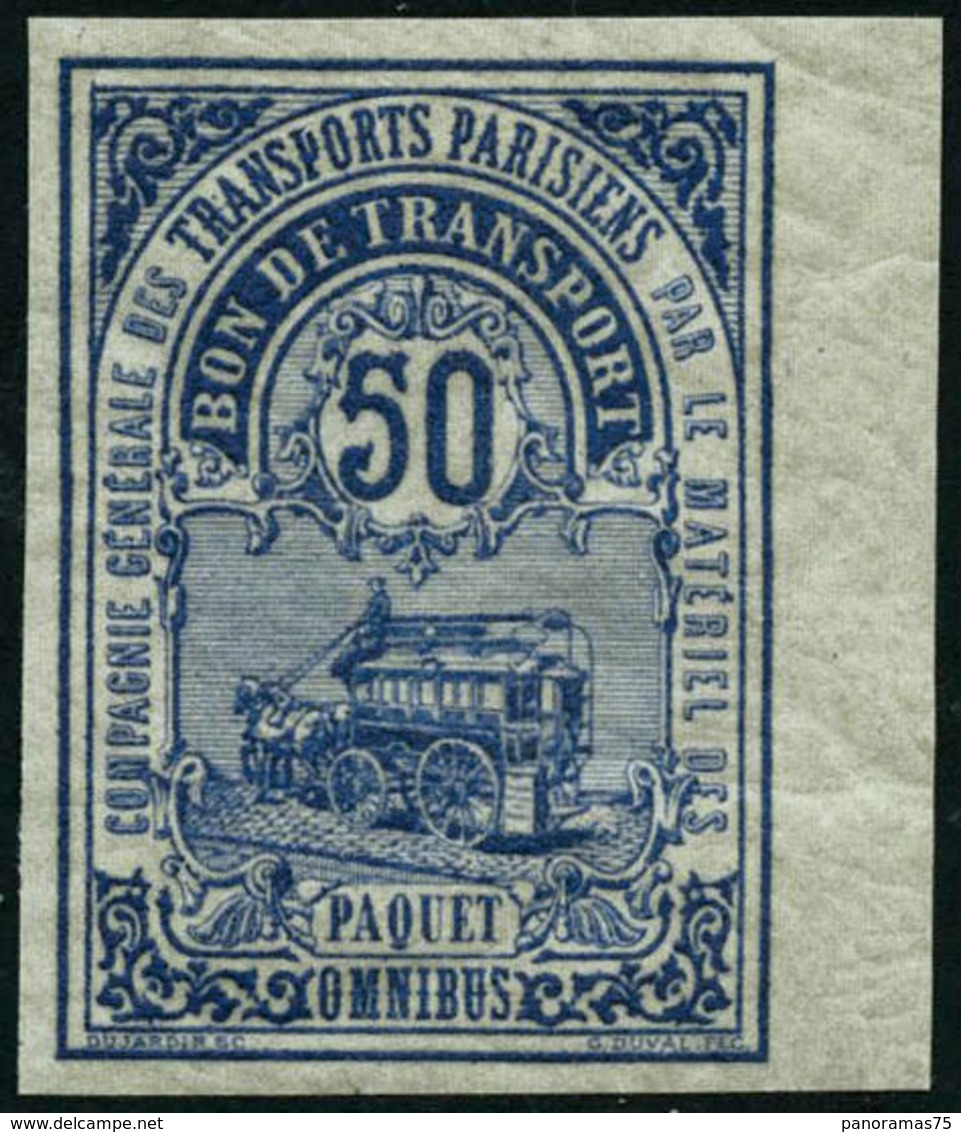 ** N°2 Maury 50c Bleu (1878) - TB - Autres & Non Classés