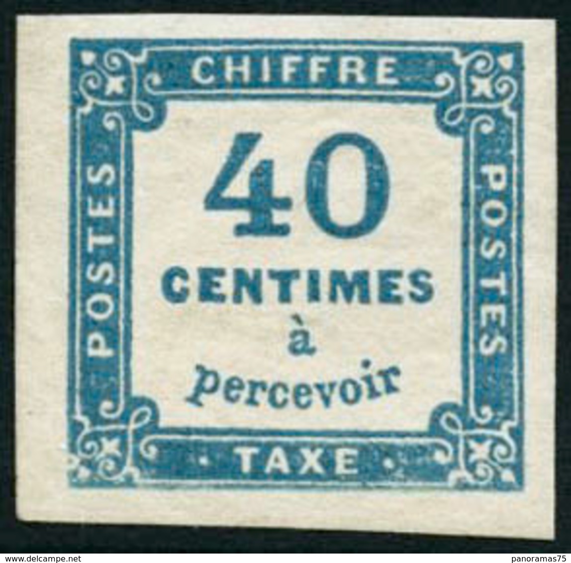 ** N°7 40c Bleu, Pièce De Luxe - TB - Altri & Non Classificati