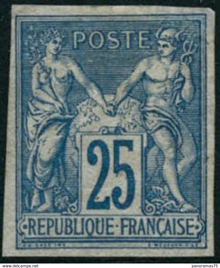 * N°35 25c Bleu, Qualité Standard - B - Otros & Sin Clasificación