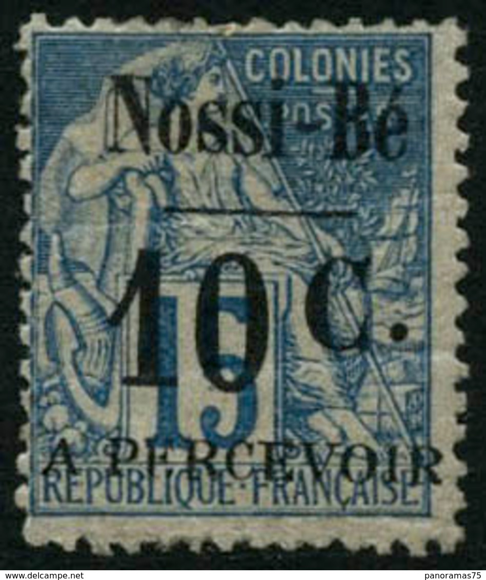 * N°12 10c Sur 15c Bleu, Type IV - TB - Altri & Non Classificati