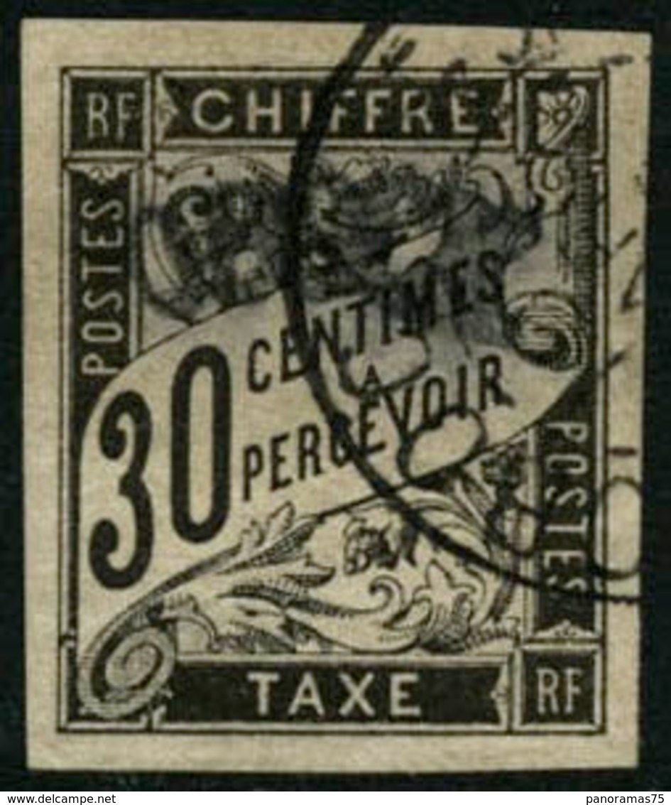 Oblit. N°3 30c Noir, Signé Brun - TB - Altri & Non Classificati