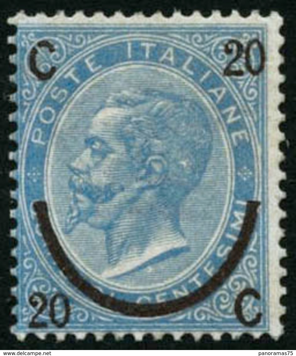 ** N°22b 20c Sur 15c Bleu Pâle, Type I - TB - Unclassified