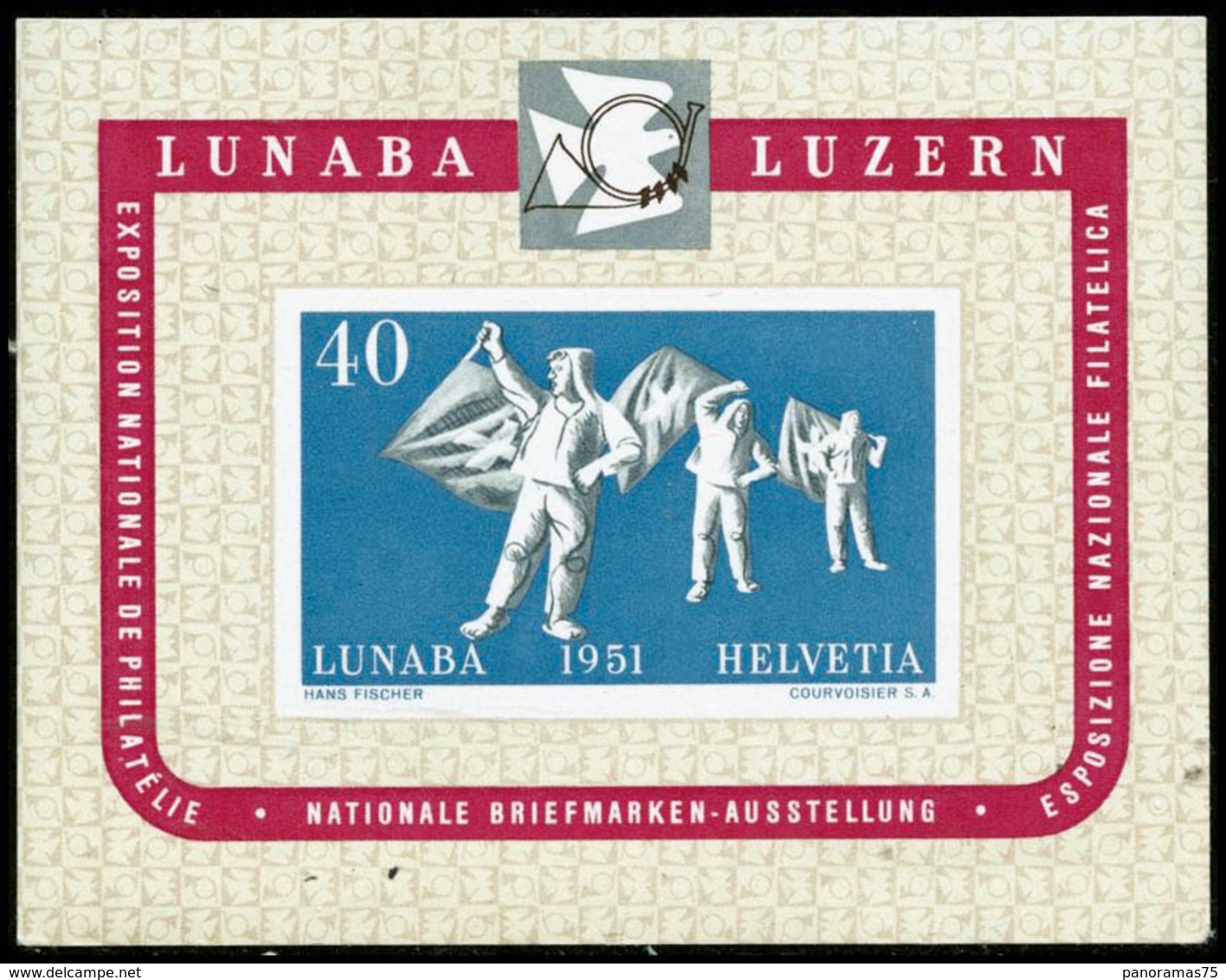 ** N°14 Le Bloc Lunaba 1951 - TB - Other & Unclassified
