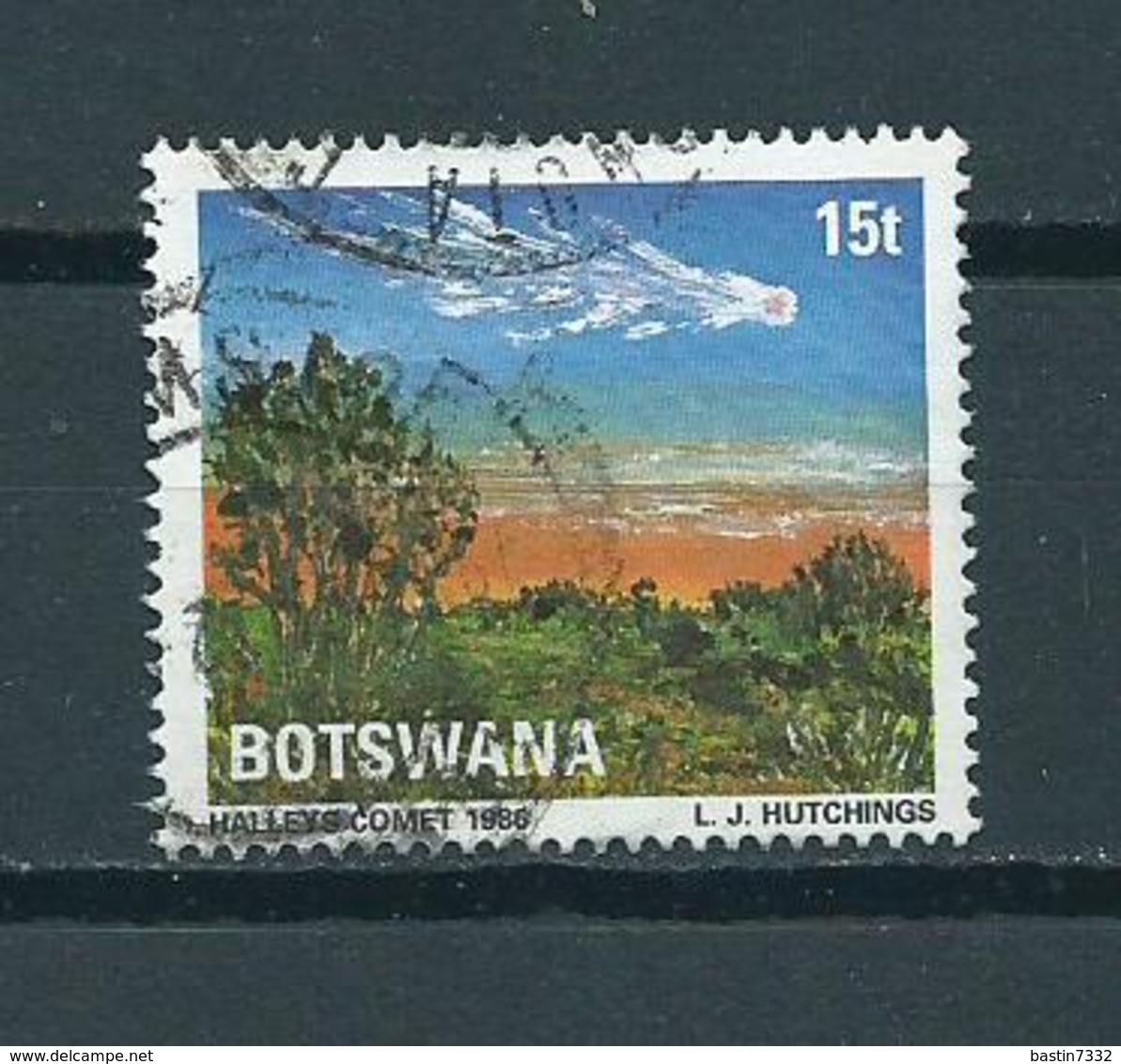 1986 Botswana Halley's Comet Used/gebruikt/oblitere - Botswana (1966-...)