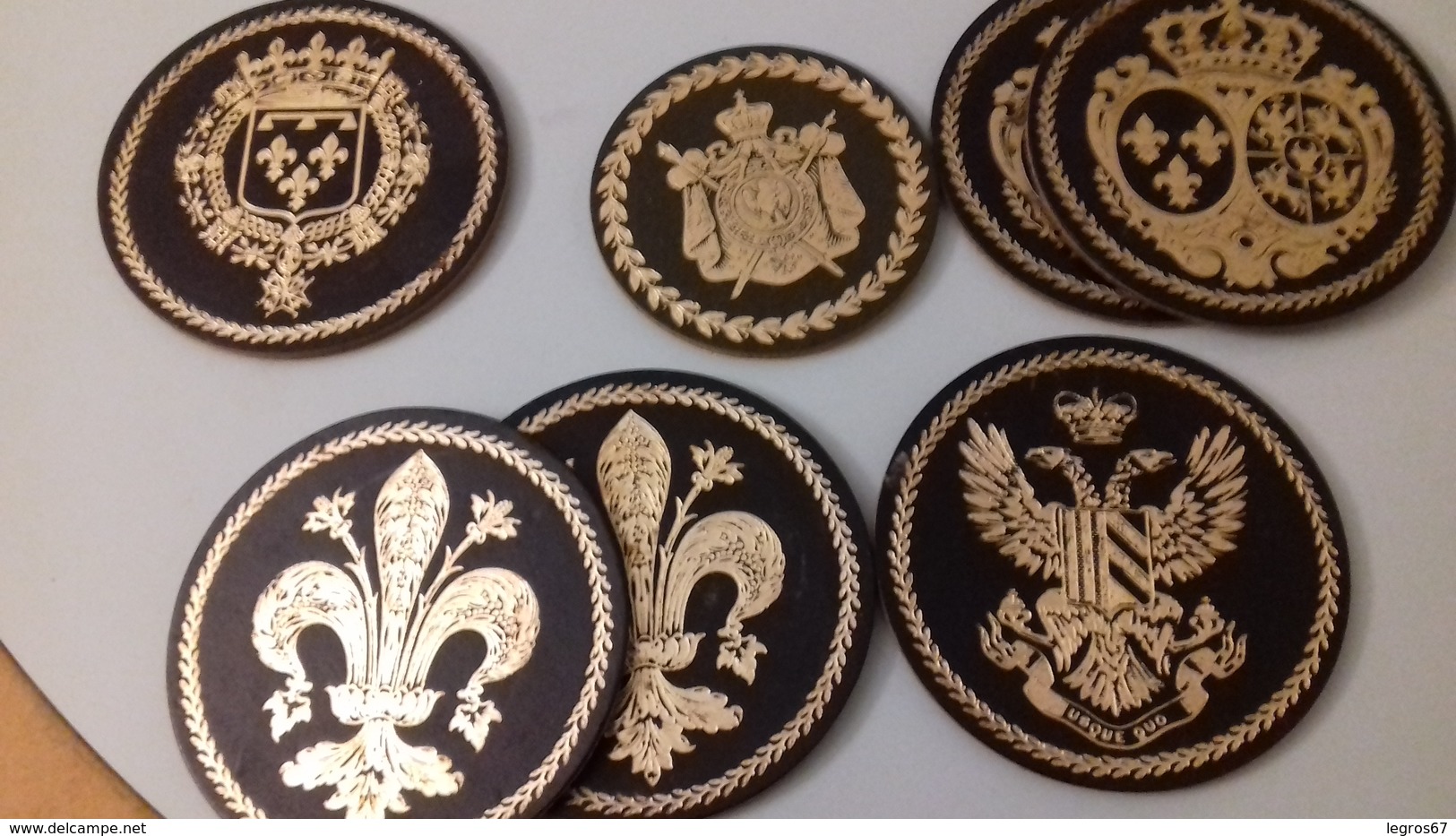 LOT DE 7 SOUS VERRES EN LIEGE - Autres & Non Classés