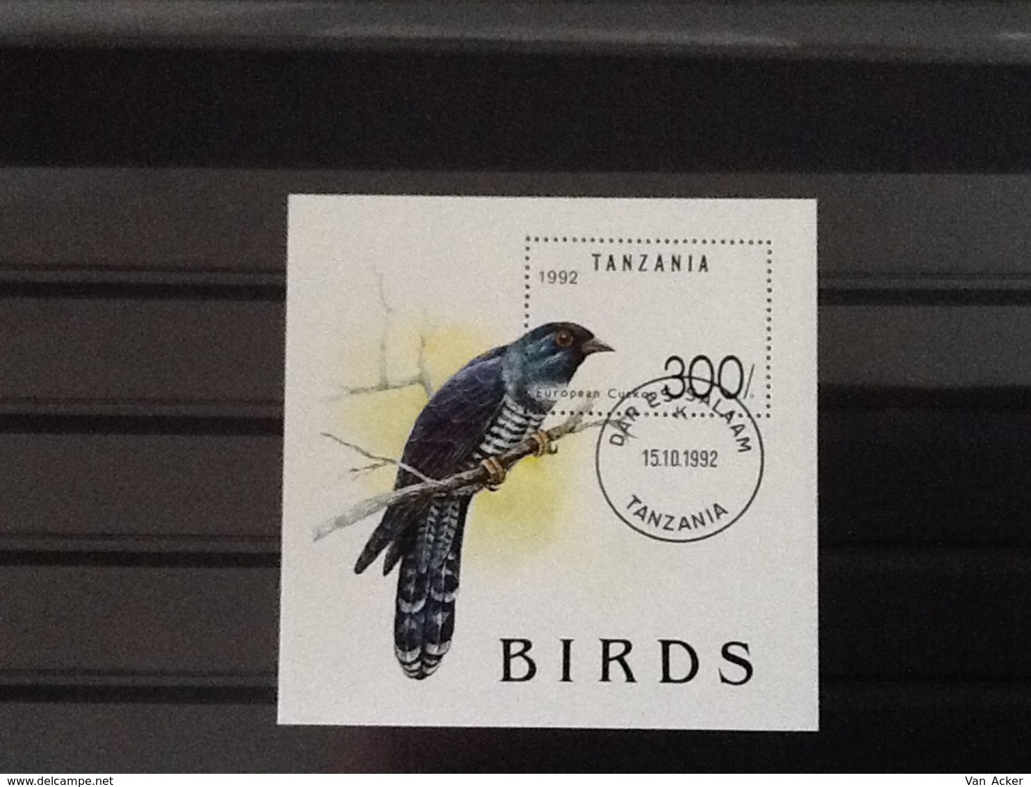 Tanzania 1992 Block European Cuckoo Used. - Tanzanie (1964-...)