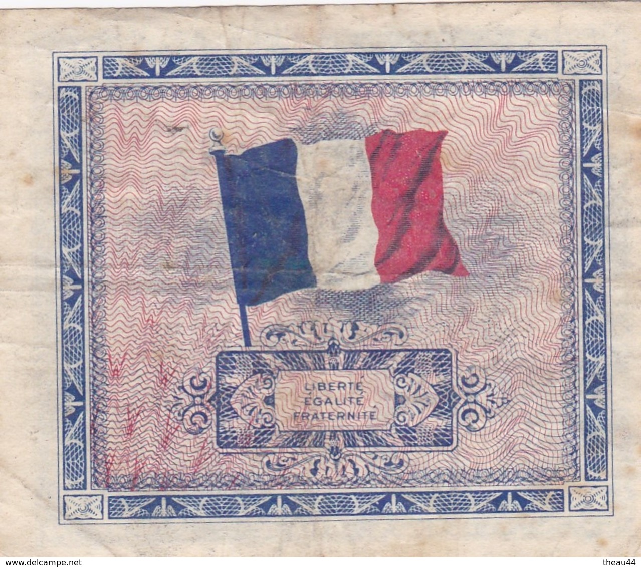 ¤¤   -   Billet De Banque De 2 Francs émis En France , Série De 1944    -  ¤¤ - Ohne Zuordnung