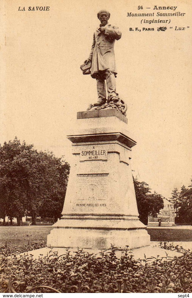 ANNECY    -  Monument Sommeiller - Annecy