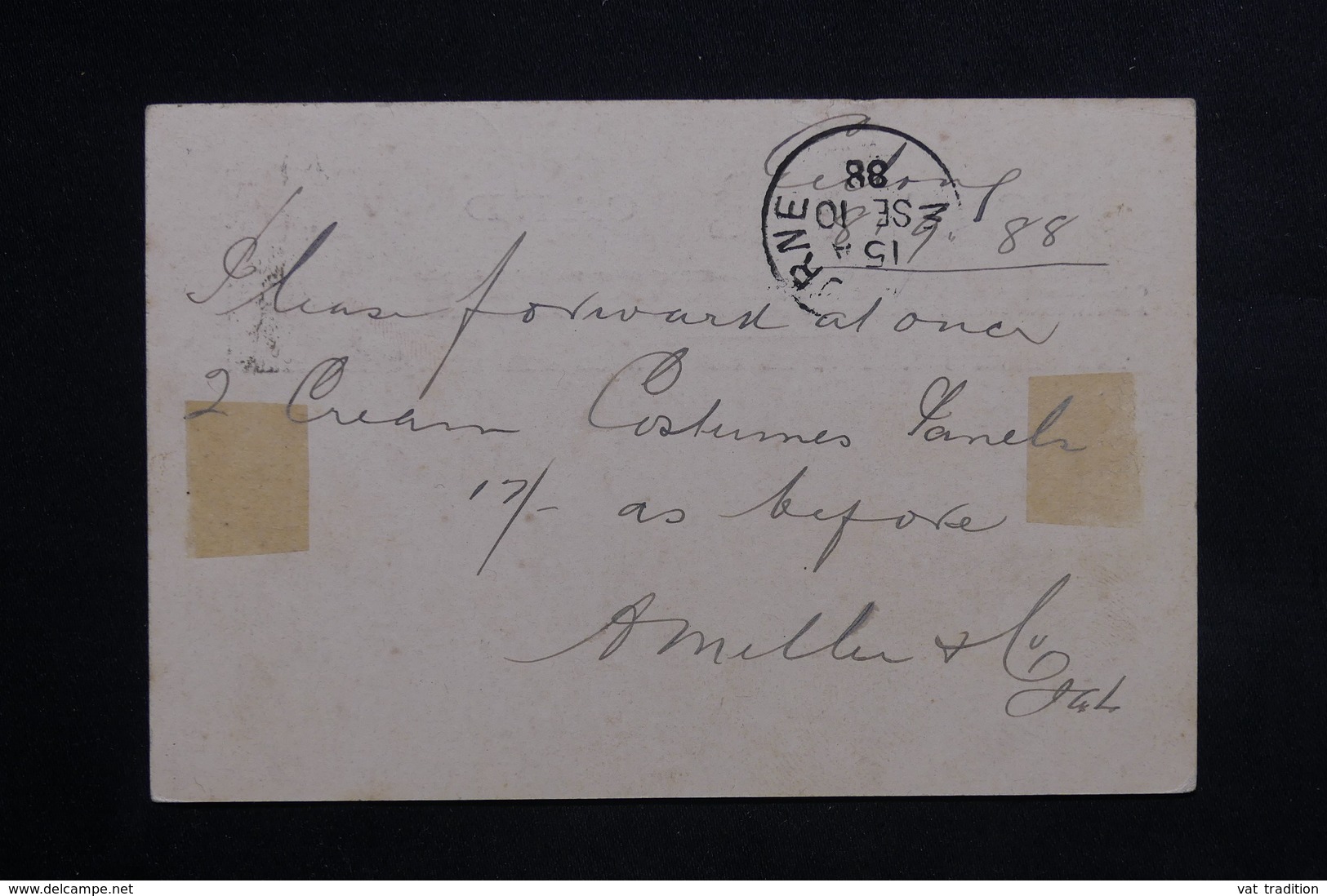 AUSTRALIE - VICTORIA - Entier Postal Pour Melbourne En 1888 - L 22307 - Briefe U. Dokumente