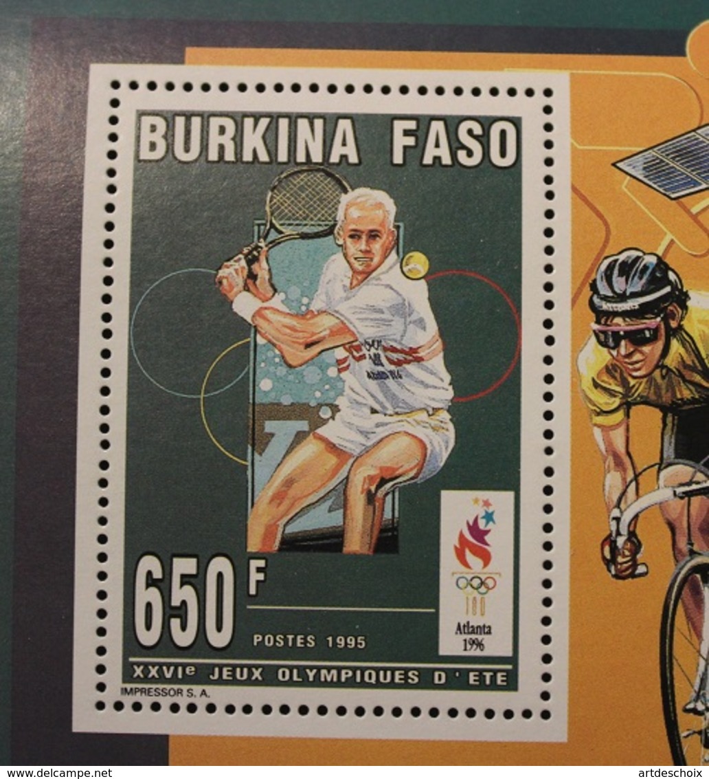 BURKINA FASO BLOC JEUX OLYMPIQUES ETE, Yvert  NEUF - Burkina Faso (1984-...)