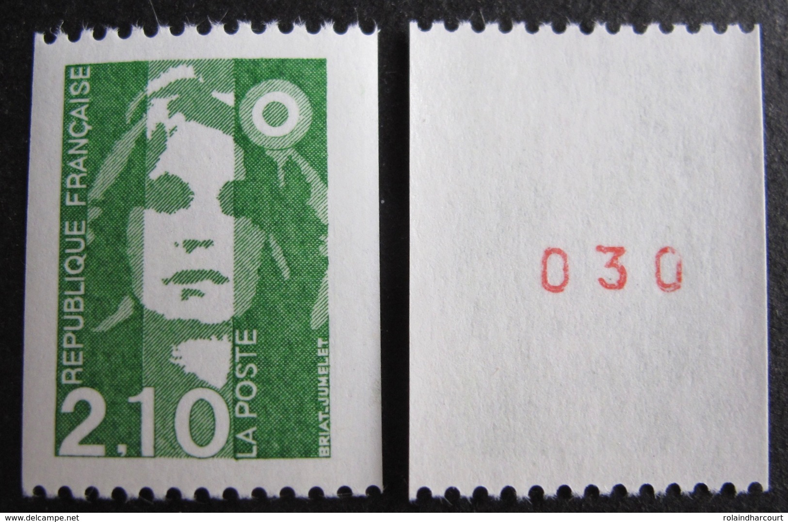 R1624/393 - 1990 - TYPE MARIANNE DU BICENTENAIRE - N°2627 à 2627a (N*ROUGE) TIMBRES NEUFS** - Neufs