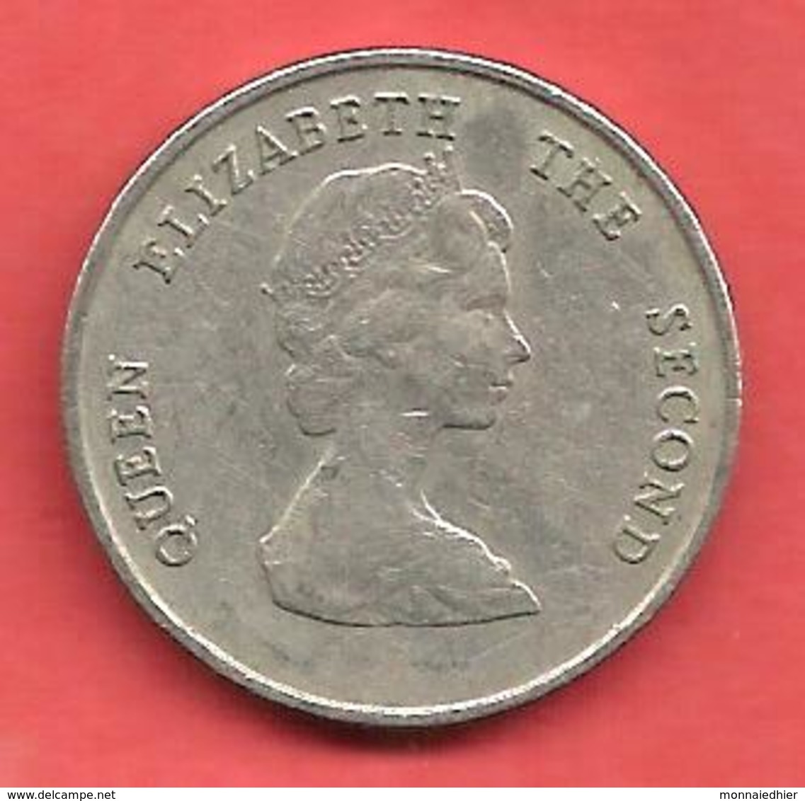 25 Cents , Etats Des CARAIBES De L'Est  , Cupro-Nickel , 1995 , N° KM # 5 - Territoires Britanniques Des Caraïbes