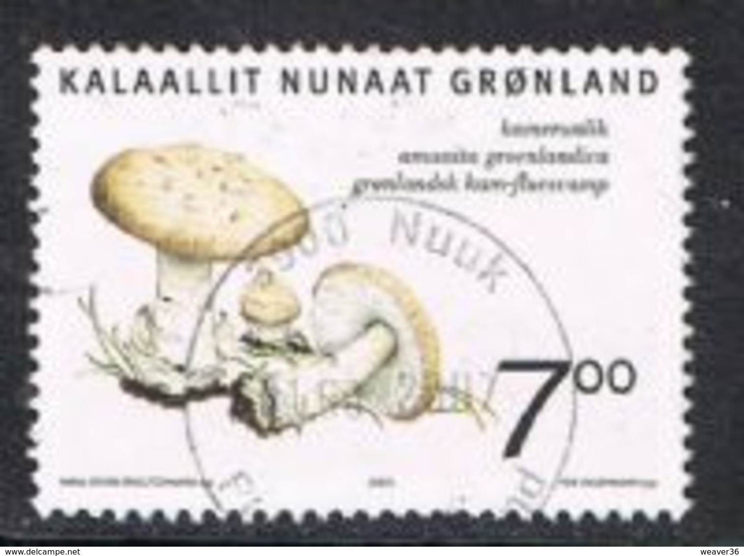 Greenland SG468 2005 Fungi 7k Good/fine Used [13/13834/6D] - Used Stamps