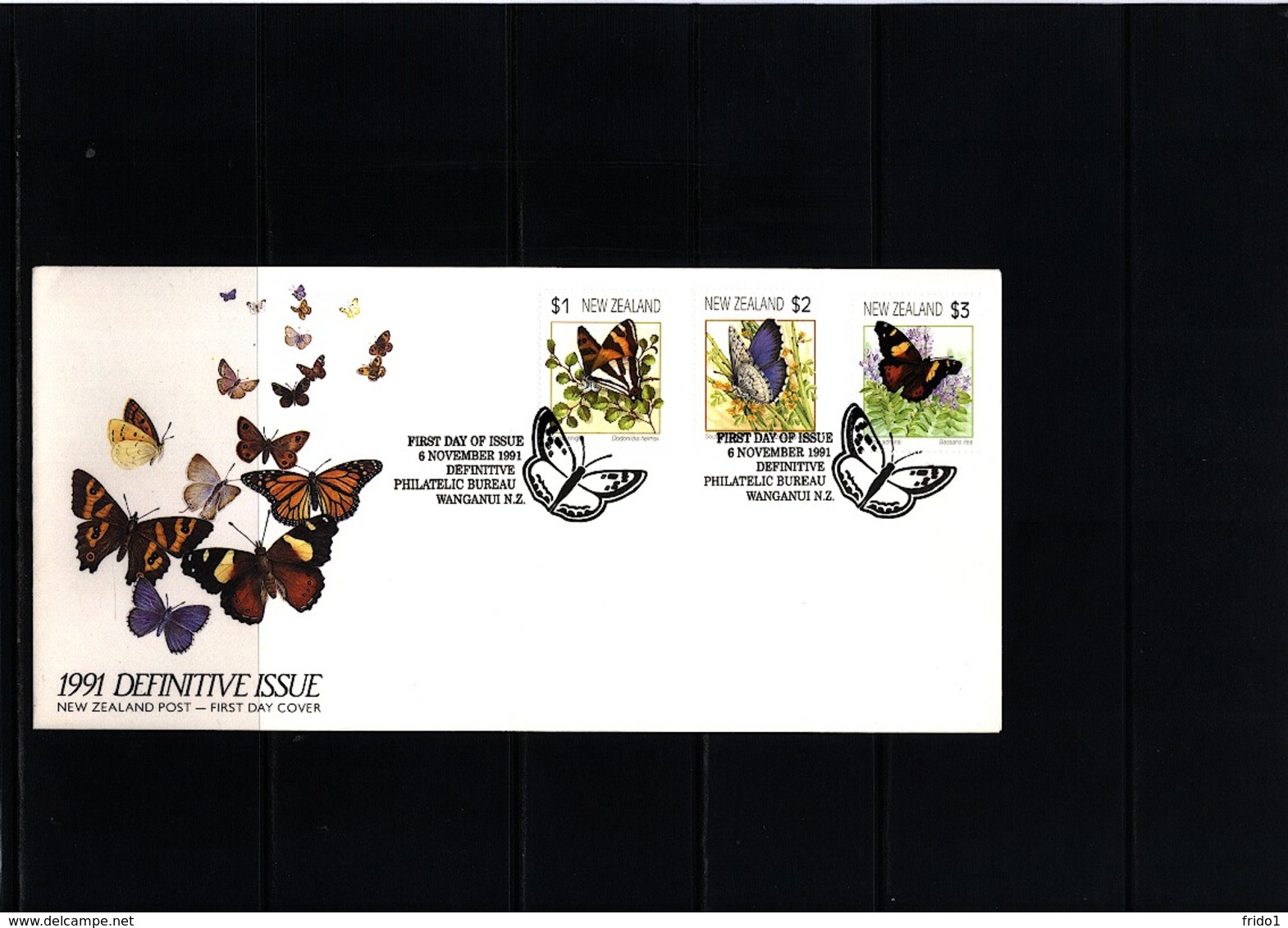 New Zealand 1991 Butterflies FDC - Schmetterlinge