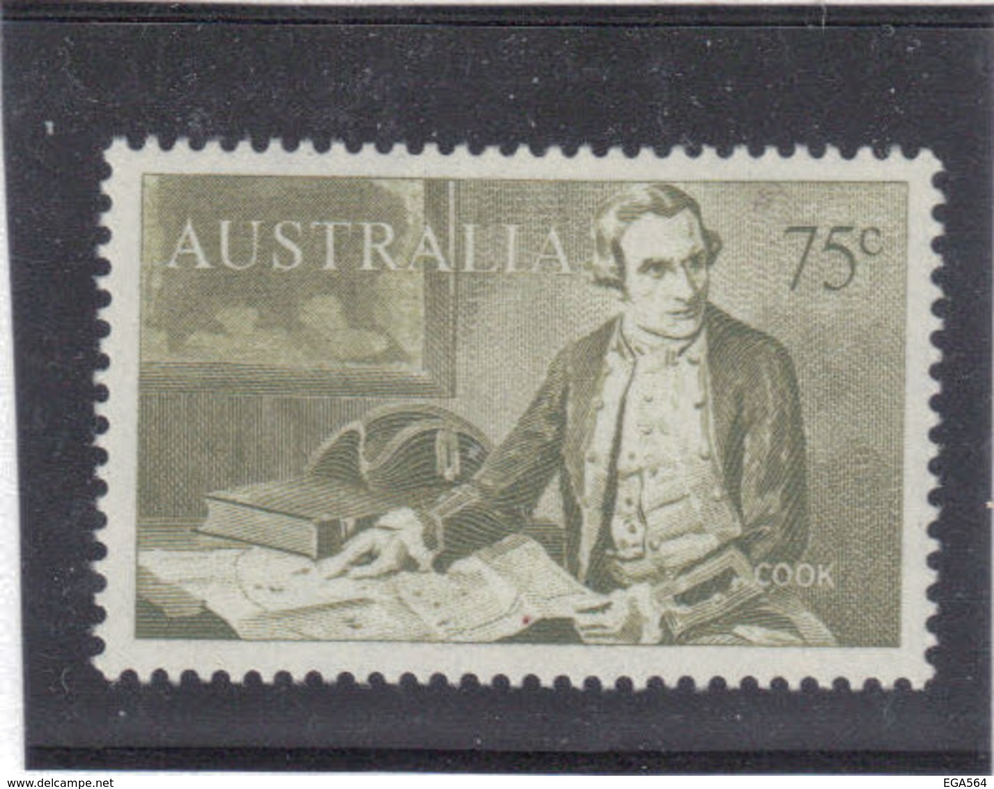 M13 - AUSTRALIE - PO 337 ** MNH De 1966/70 - Portrait De JAMES COOK (by Dance) - Neufs