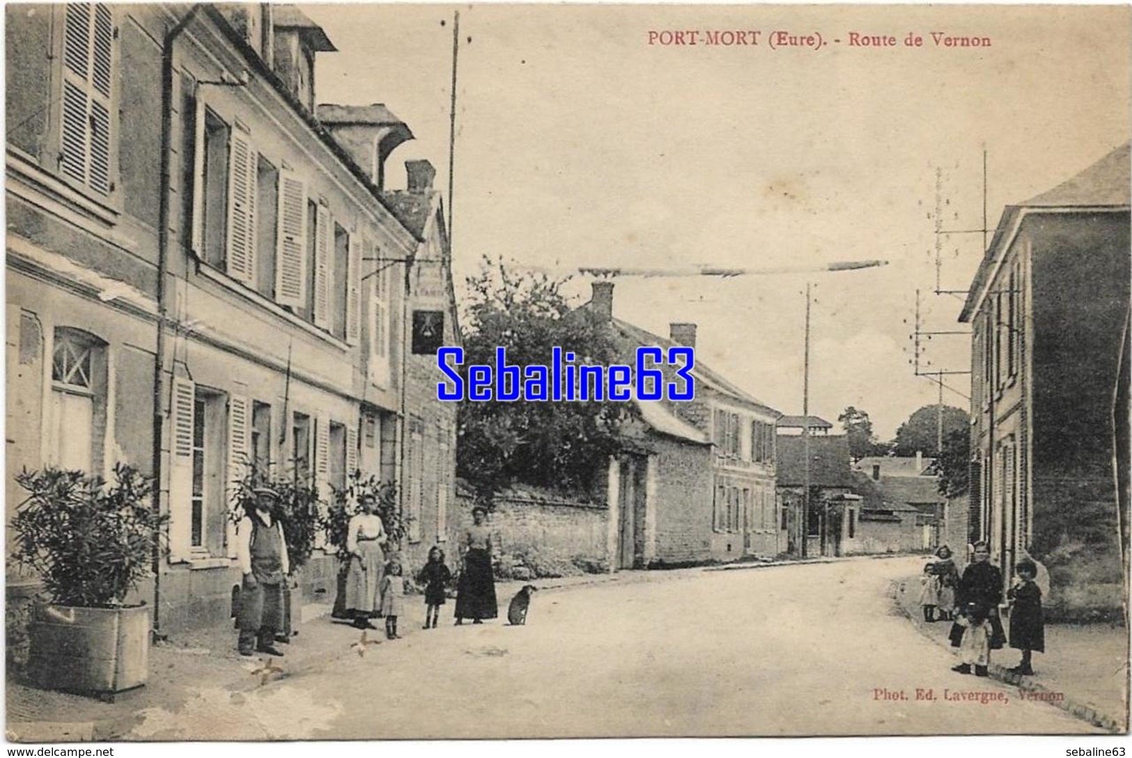 Port-Mort - Route De Vernon - 1924 - Autres & Non Classés