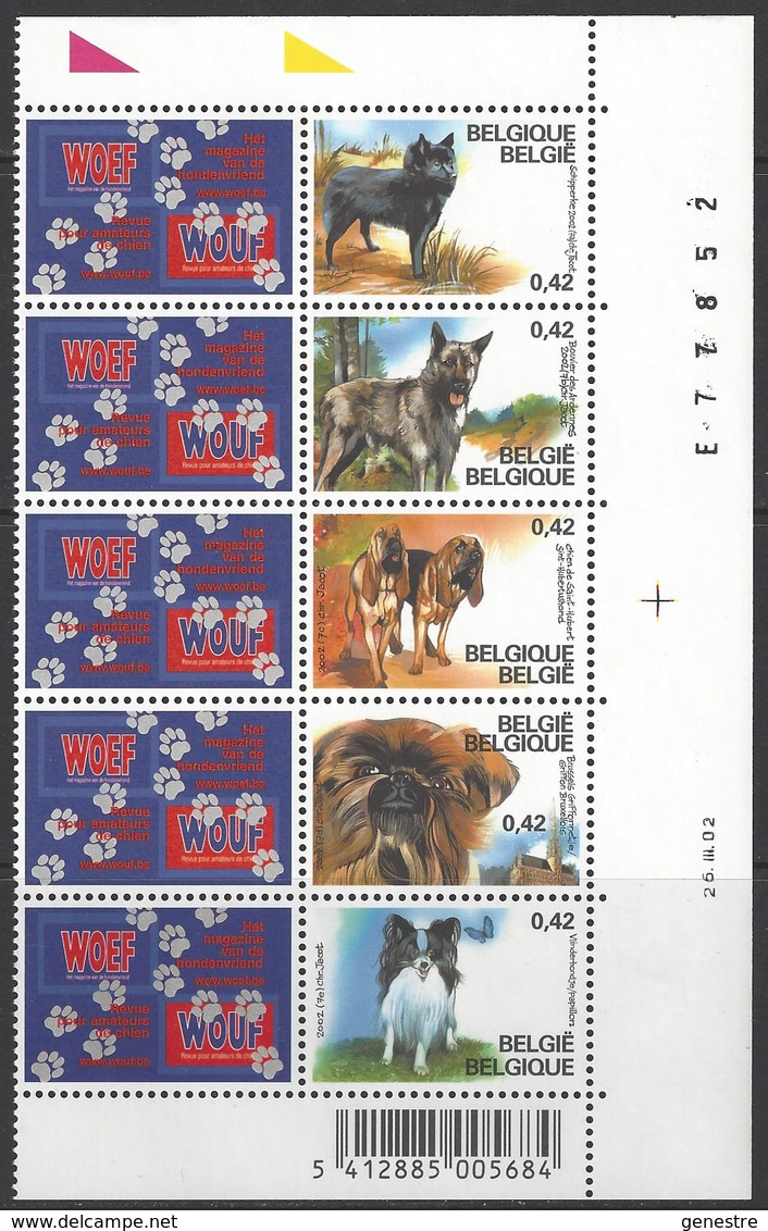 Belgique COB 3064 à 3068 ** MNH - Ungebraucht