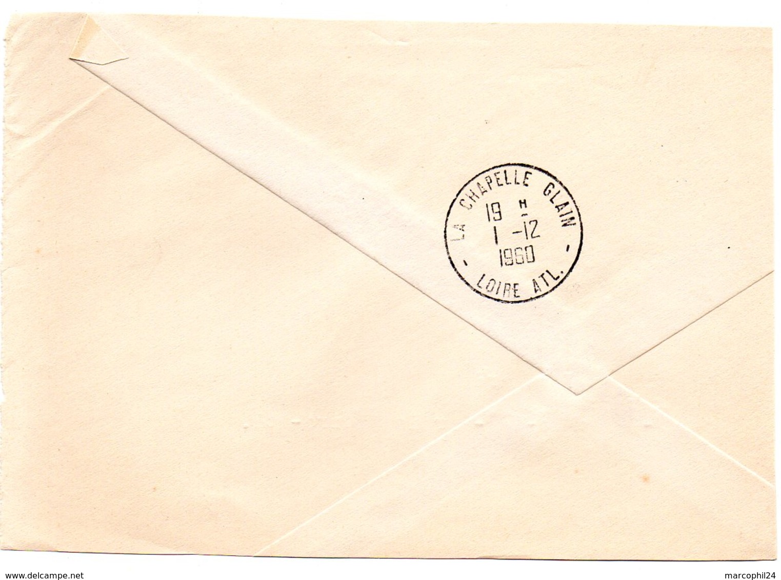 LOIRE ATL- Dépt N° 44 = LA CHAPELLE GLAIN 1960 = CACHET A8 - Manual Postmarks