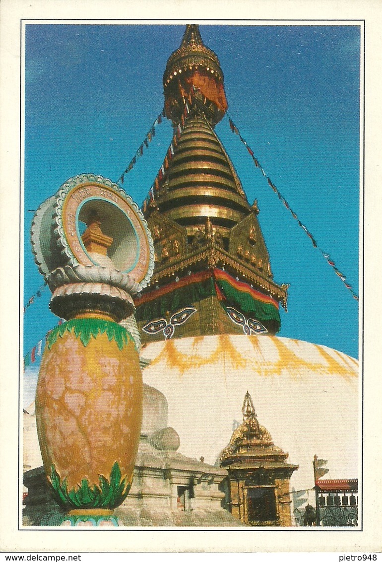 Swayambhunath (Nepal) Temple, The Great "Stupa", Tempio Della Scimmia - Nepal